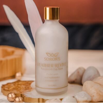 Feather Revive Powdered Clay Mask |For Sensitive Skin | Shrinks pores | Detoxifying face mask | Prevents acne