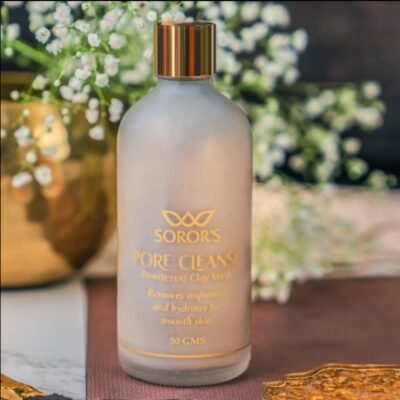 Pore Cleanse Powdered Clay Mask | Removes impurities | Shrinks pores | Oil Control | For Combination skin